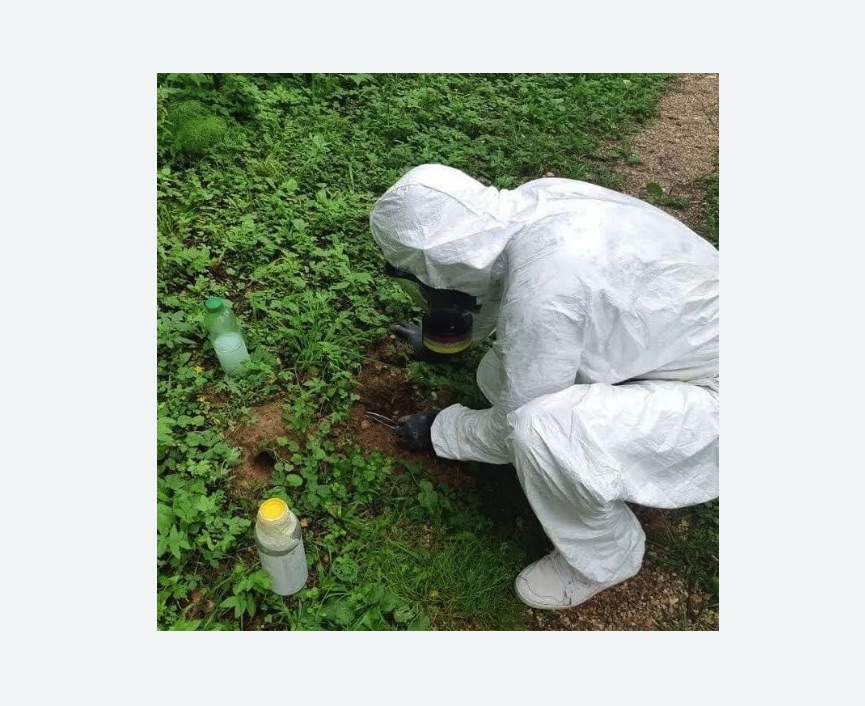 уничтожение кротов на участке в Хвалынске